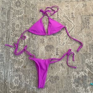 Purple bikini